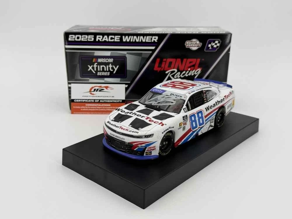 Connor Zilisch 2025 Lionel #88 WeatherTech AUTOGRAPHED Roval Raced Win 1/24 - Image 2