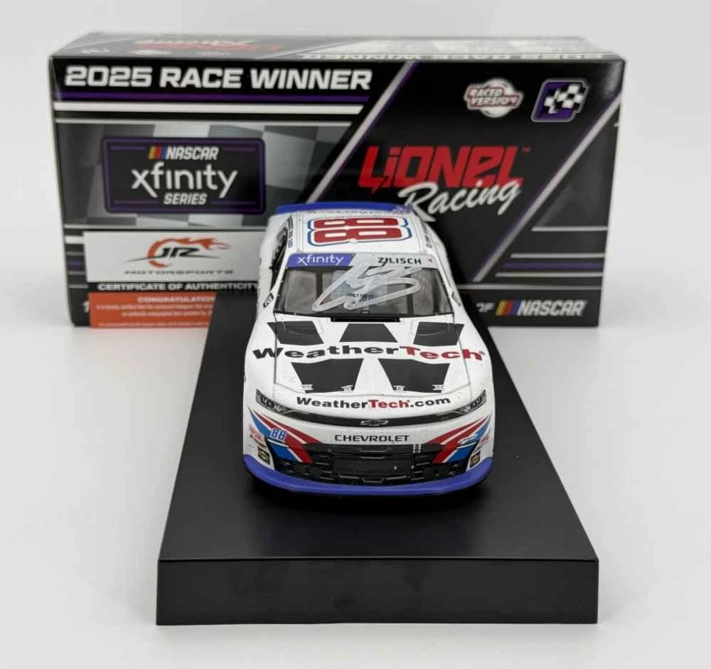 Connor Zilisch 2025 Lionel #88 WeatherTech AUTOGRAPHED Roval Raced Win 1/24