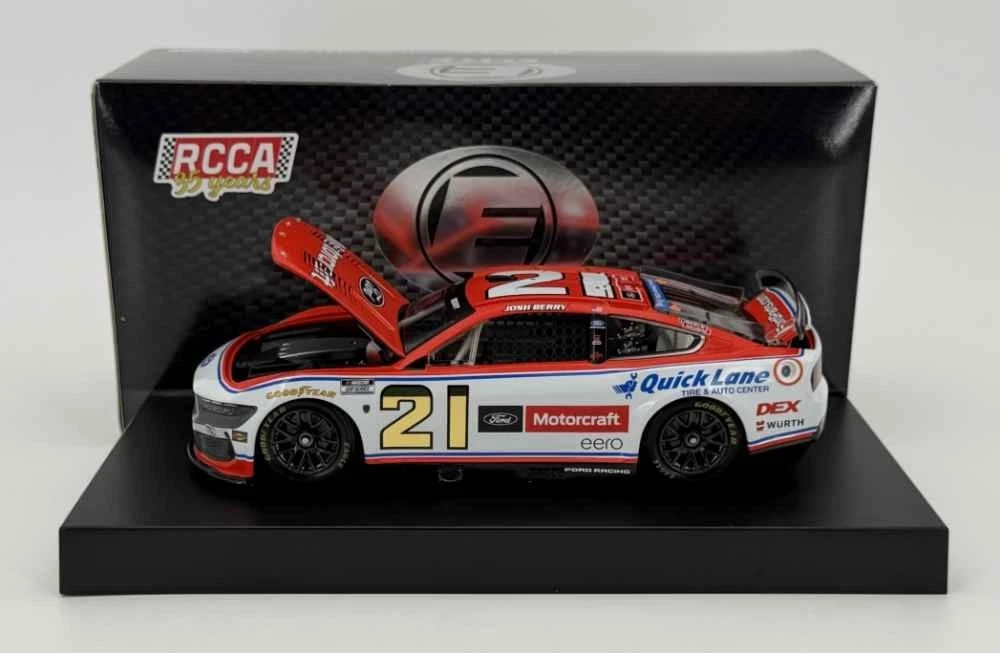 Josh Berry 2026 Lionel Racing #21 Motorcraft/Quicklane FOIL Mustang ELITE 1/24 - Image 2